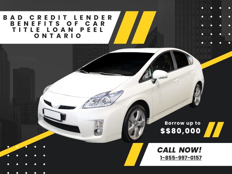 Car Title Loan Peel Ontario